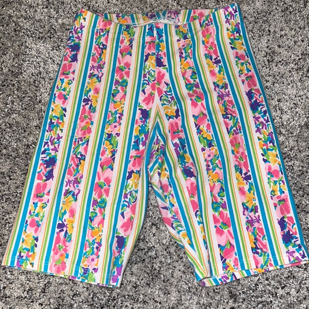 floral bike shorts
